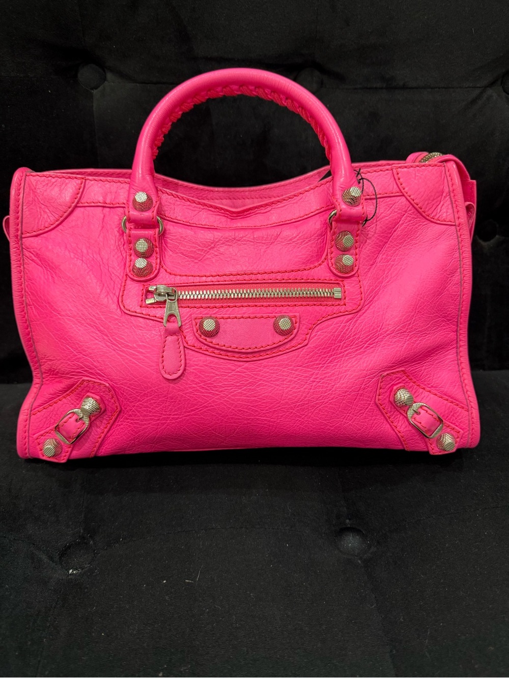 Balenciaga Classic City Hot Pink Leather bag
